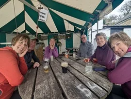 Coffee Time on Manley Common walk