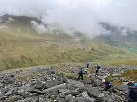 Group photo on summit in the Pyrenees Sept 22