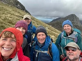 Group photo on summit in the Pyrenees Sept 22
